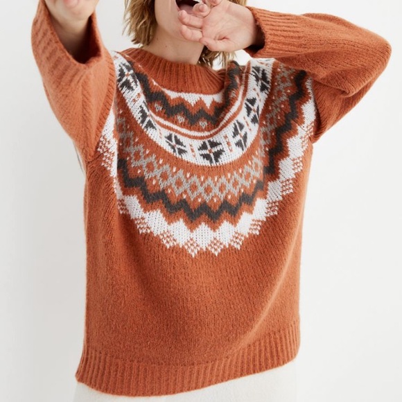 aerie Sweaters - Aerie oversized fairisle sweater